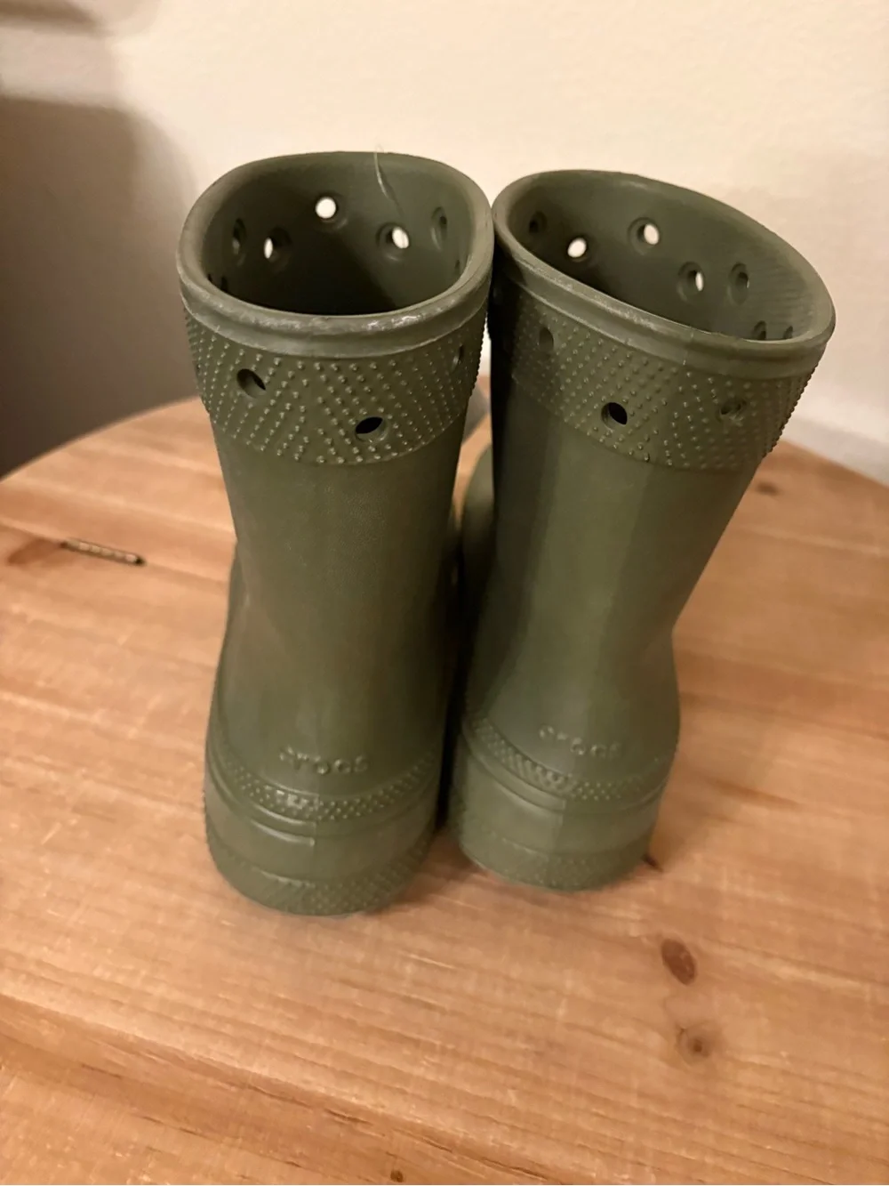 Crocs Women's Olive Green Rain Boots Size 11